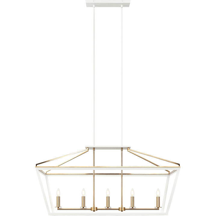 Matteo - Mavonshire 5-Light Linear Suspension - Lights Canada