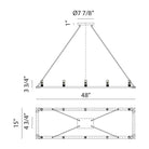 Matteo - Cascadian 10-Light Chandelier - Lights Canada