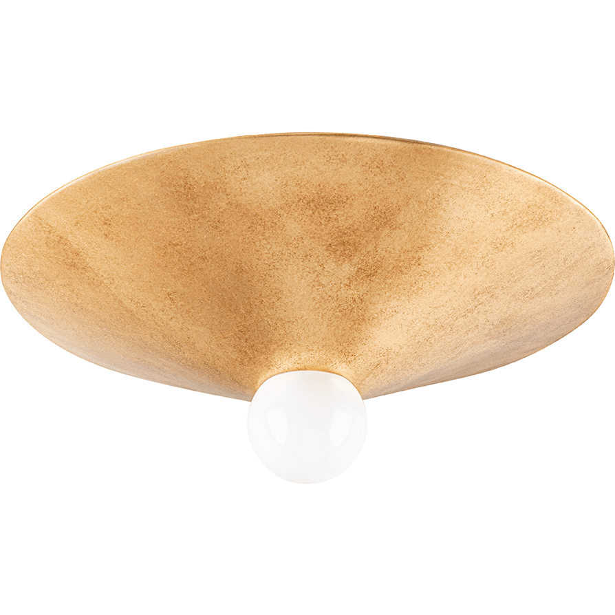 Troy - Summit 1-Light Flush Mount - Lights Canada