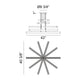 Matteo - Presley 10-Light Chandelier - Lights Canada