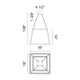 Matteo - Carlington 1-Light Chandelier - Lights Canada