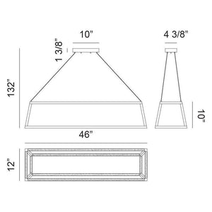 Matteo - Carlington 1-Light Linear Suspension - Lights Canada