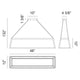 Matteo - Carlington 1-Light Linear Suspension - Lights Canada