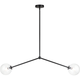 Matteo - Novo 2-Light Linear Suspension - Lights Canada