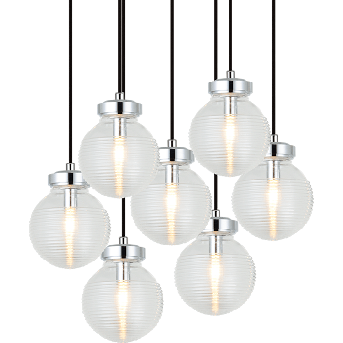 Matteo - Ridge 7-Light Pendant - Lights Canada