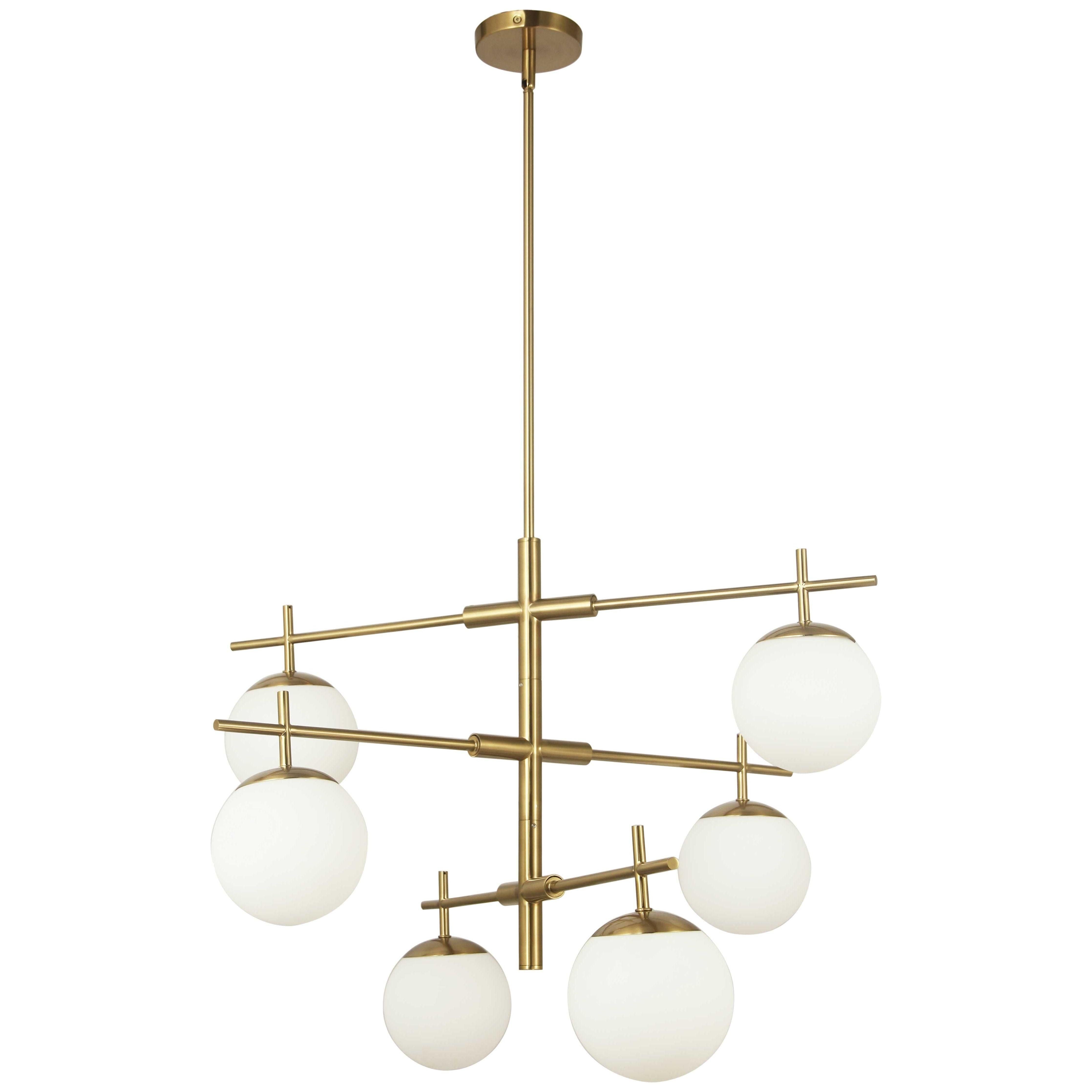 Dainolite - Caelia 6-Light Chandelier - Lights Canada