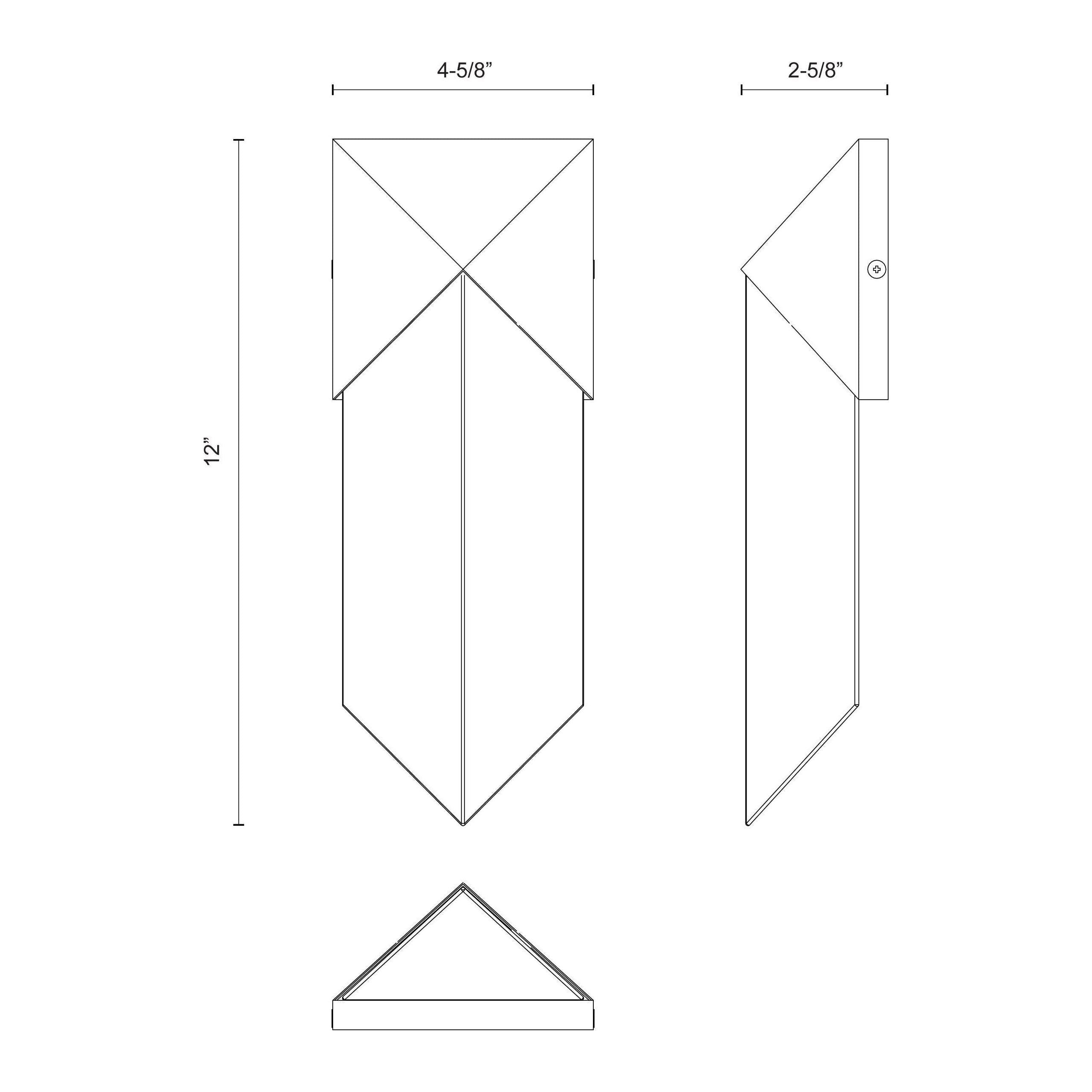 Alora - Caesar 12" Wall Vanity - Lights Canada