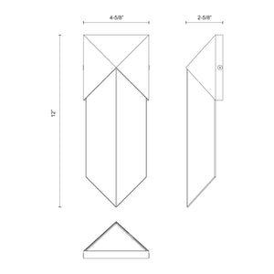 Alora - Caesar 12" Wall Vanity - Lights Canada