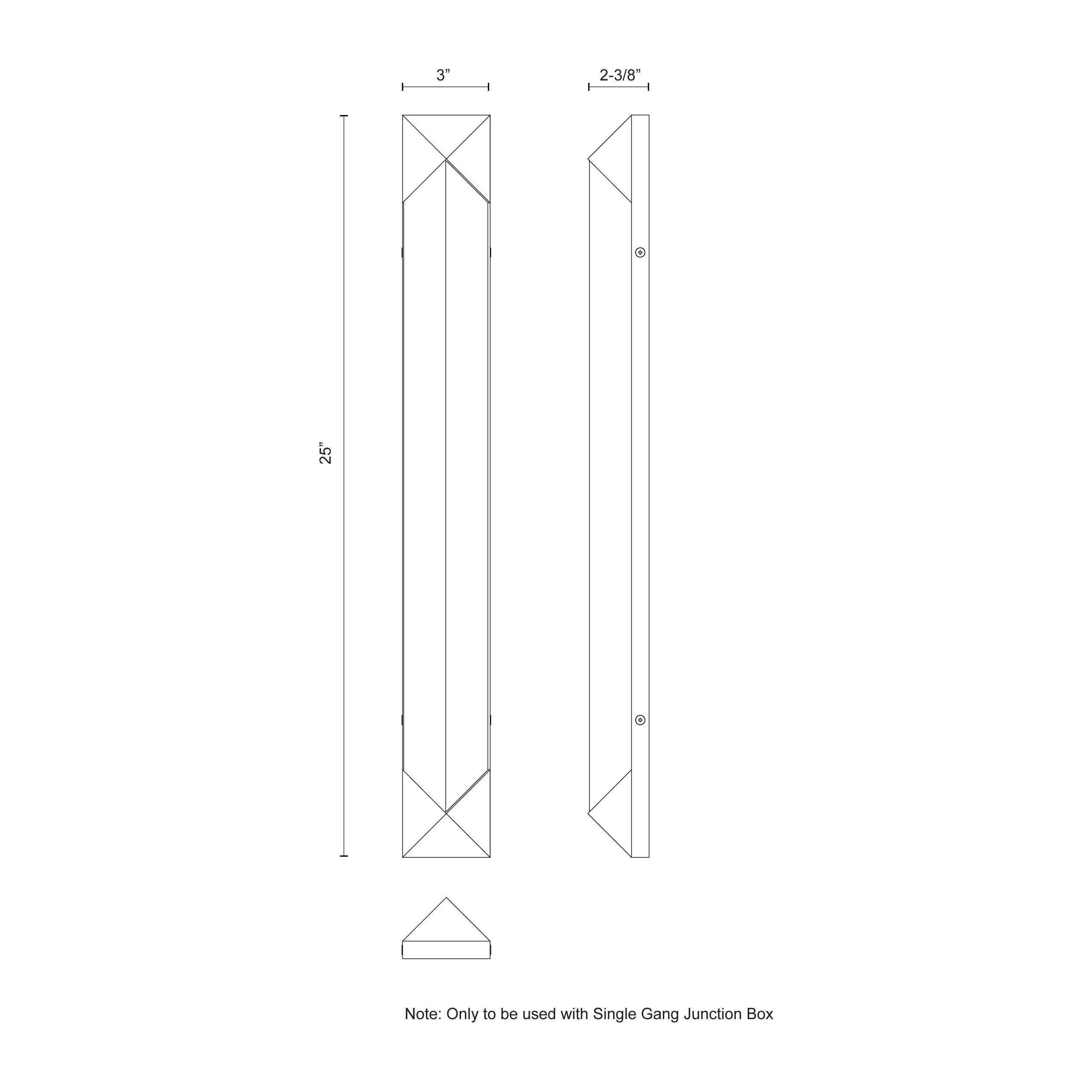 Alora - Caesar 25" Wall Vanity - Lights Canada