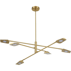 Dainolite - Cari 6-Light LED Chandelier - Lights Canada