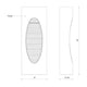 Kuzco - Cascades 16" LED Exterior Wall - Lights Canada