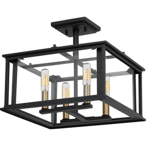 Quoizel - Citadel Semi Flush Mount - Lights Canada