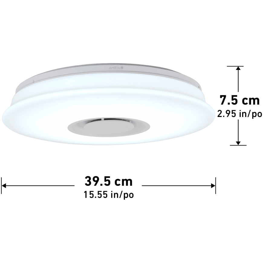 Artika - Galaxy LED Flush Mount with Bluetooth Speaker - Lights Canada