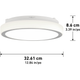 Artika - Artika Saturn Flush Mount - Lights Canada