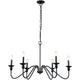 Dainolite - Clara 6 Light Chandelier - Lights Canada
