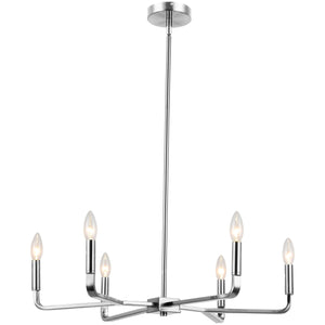 Dainolite - Colette 6-Light Chandelier - Lights Canada