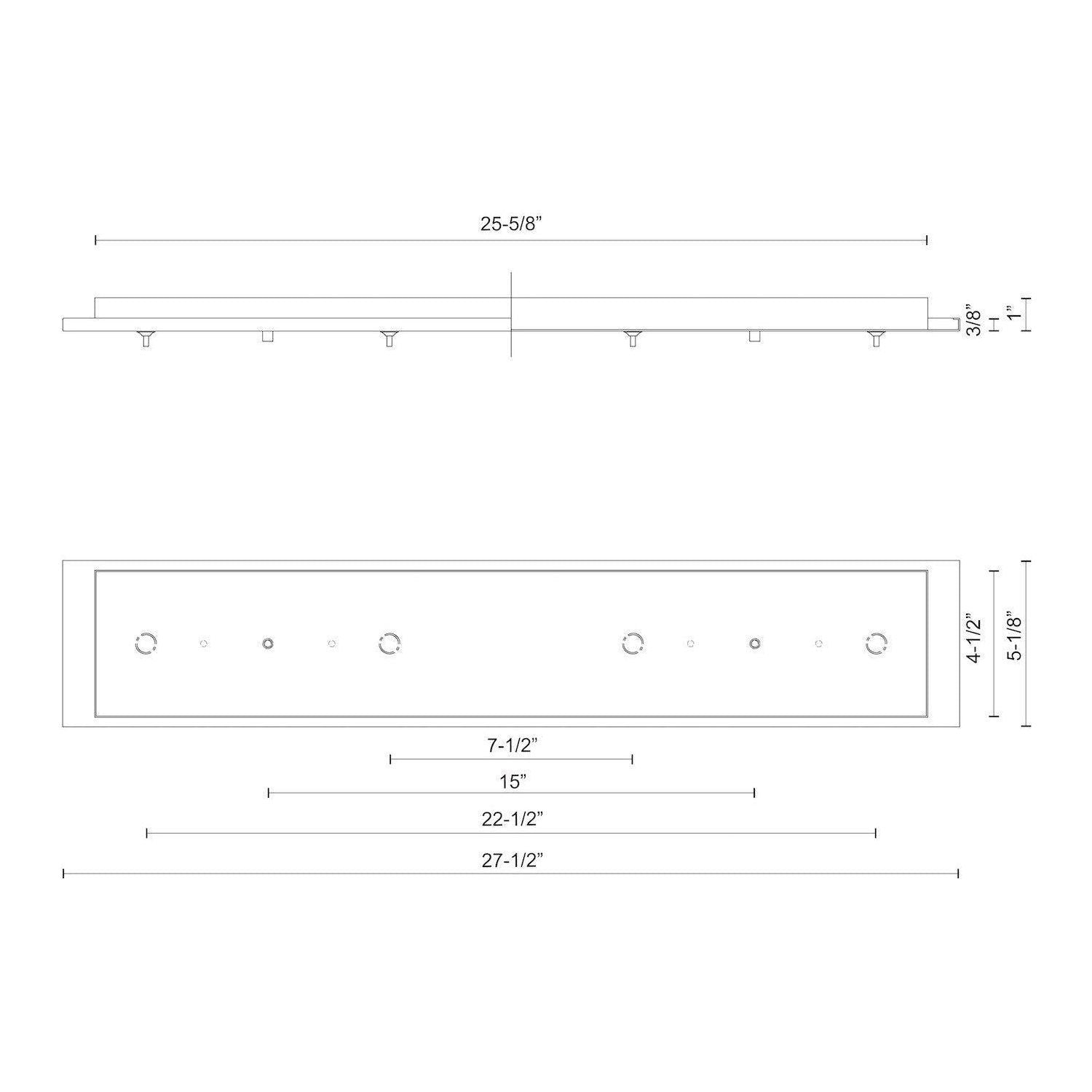 Kuzco - 4-Light Multi-Canopy - Lights Canada