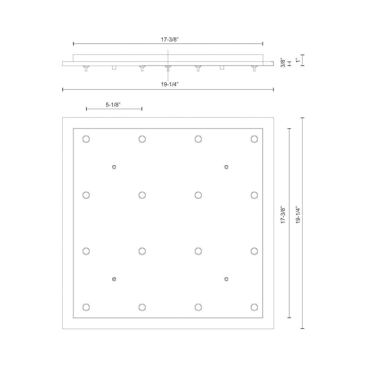 Kuzco - 16-Light Multi-Canopy - Lights Canada