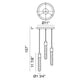 Matteo - Aydin 3-Light Pendant - Lights Canada