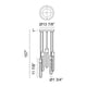 Matteo - Aydin 5-Light Pendant - Lights Canada