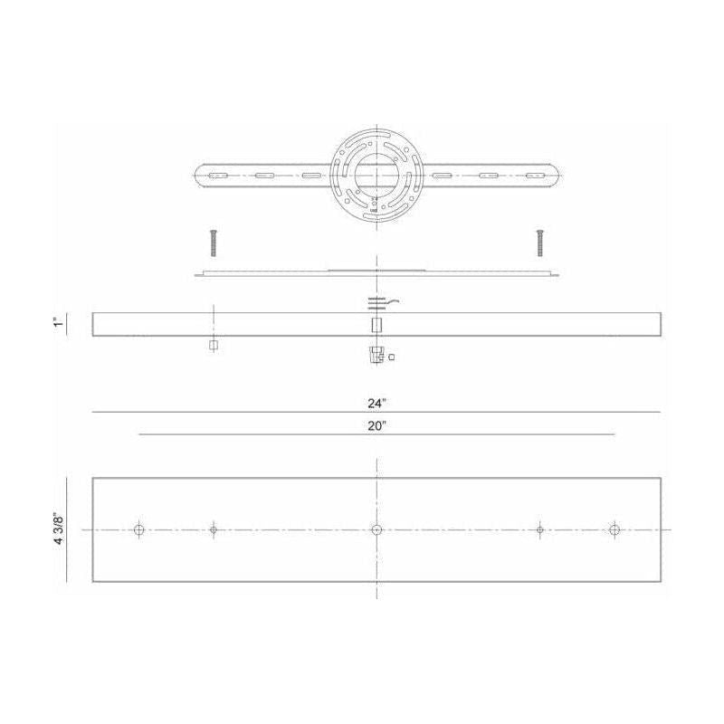 Matteo - 3-Light Line Voltage Canopy - Lights Canada