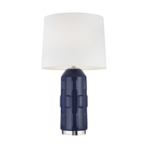 Morada Table Lamp Indigo / Polished Nickel