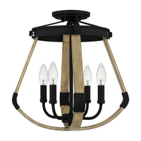 Demura Semi Flush Mount