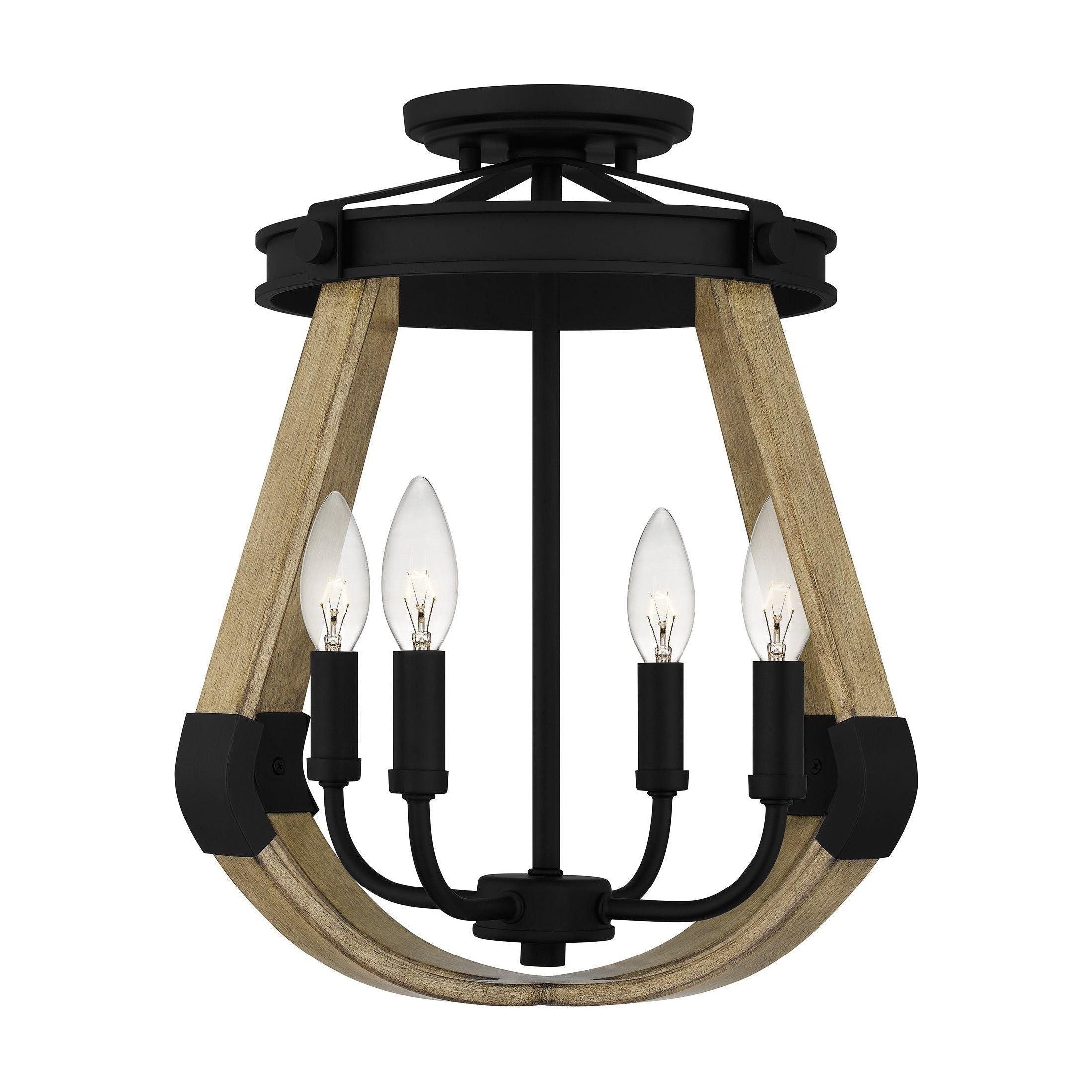 Quoizel - Demura Semi Flush Mount - Lights Canada