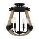 Quoizel - Demura Semi Flush Mount - Lights Canada