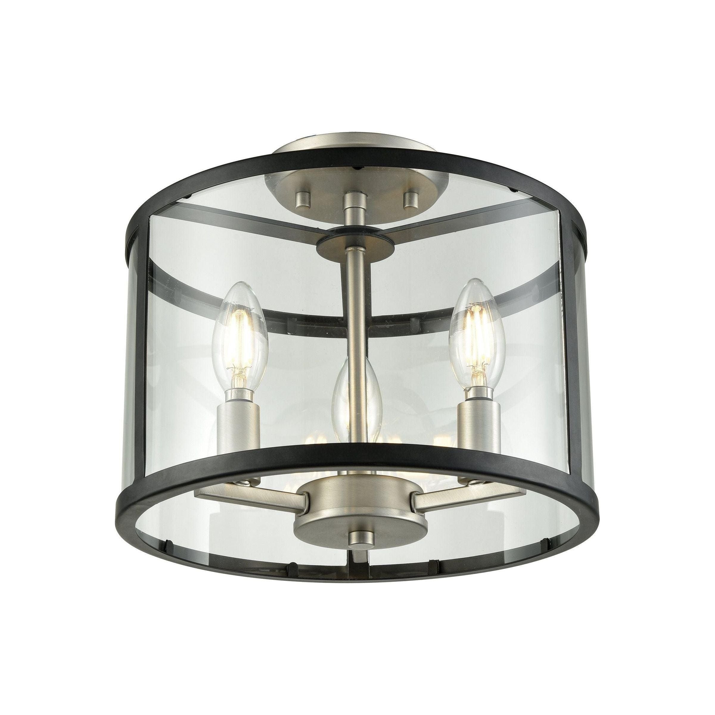 DVI - Downtown Semi Flush Mount - Lights Canada