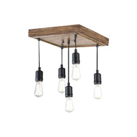 Timber Lodge Semi Flush Mount