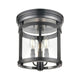 DVI - Niagara Special Edition 3 Light Flush Mount - Lights Canada