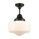 DVI - Schoolhouse Semi Flush Mount - Lights Canada