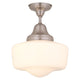 DVI - Schoolhouse Semi Flush Mount - Lights Canada