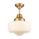 DVI - Schoolhouse Semi Flush Mount - Lights Canada