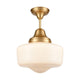 DVI - Schoolhouse Semi Flush Mount - Lights Canada