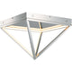 Pyramid LED Flush Mount