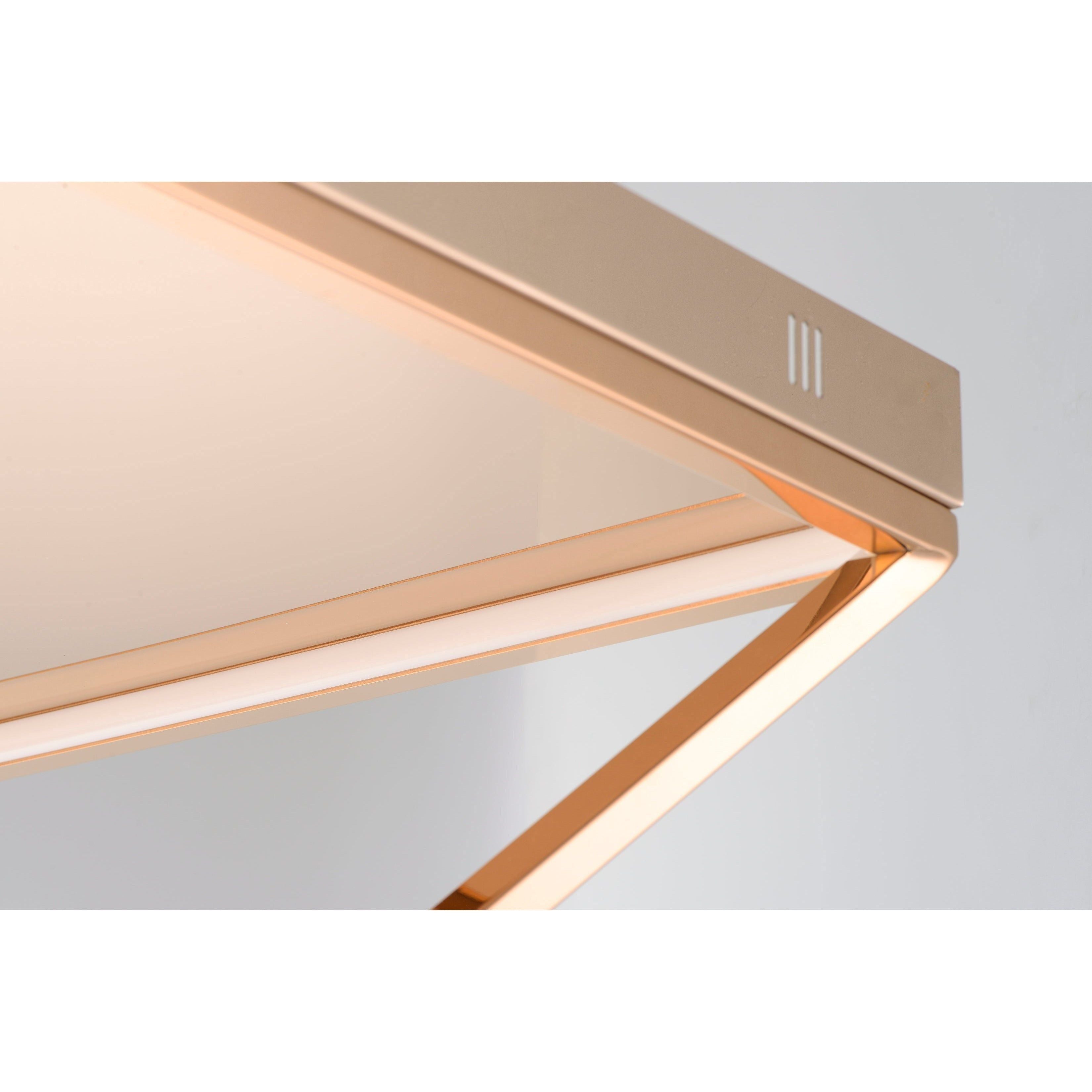 Pyramid LED Flush Mount