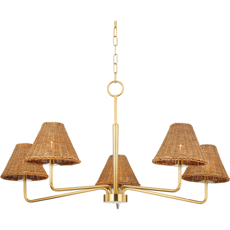 Mitzi - Issa 6-Light Chandelier - Lights Canada