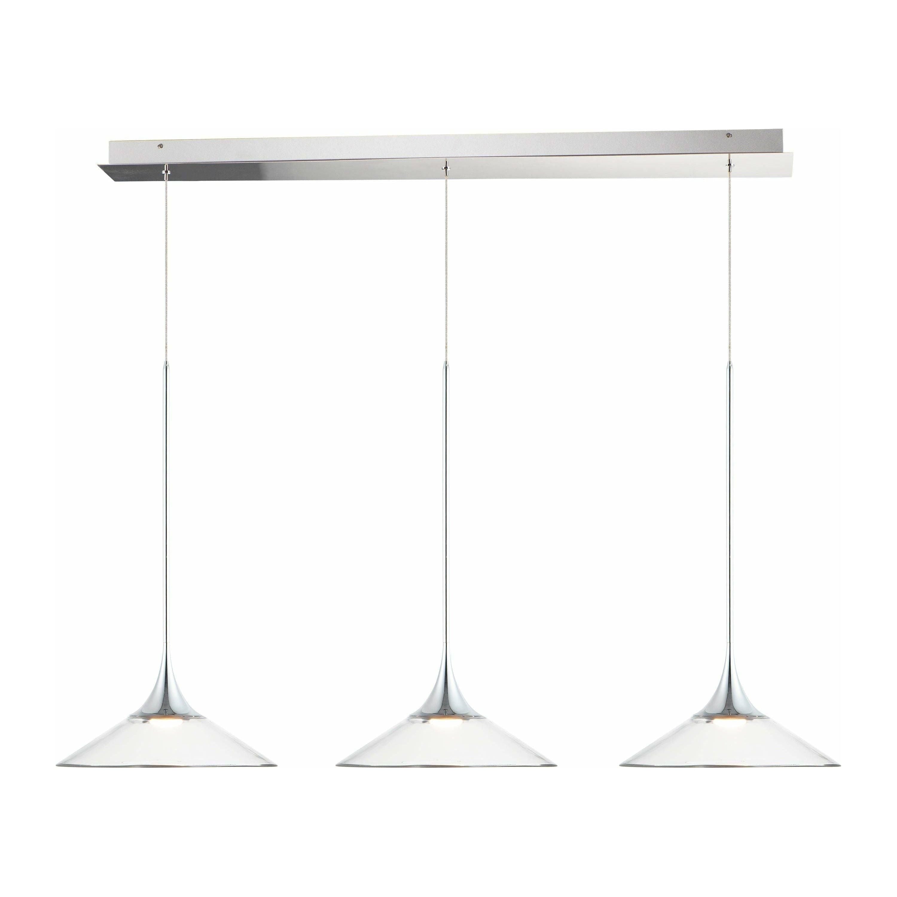 ET2 - Cono LED 3-Light Linear Suspension - Lights Canada