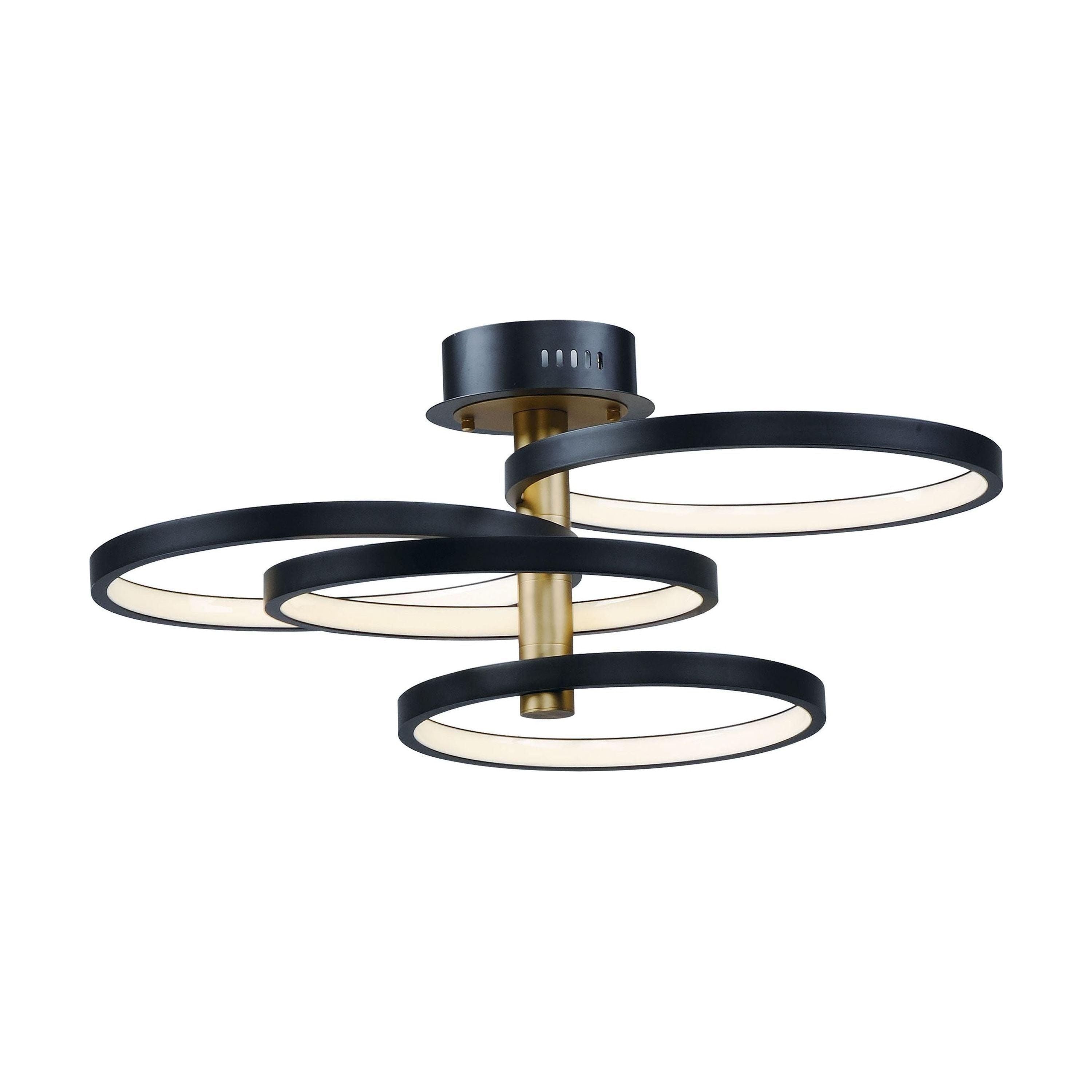 ET2 - Hoopla Semi Flush Mount - Lights Canada