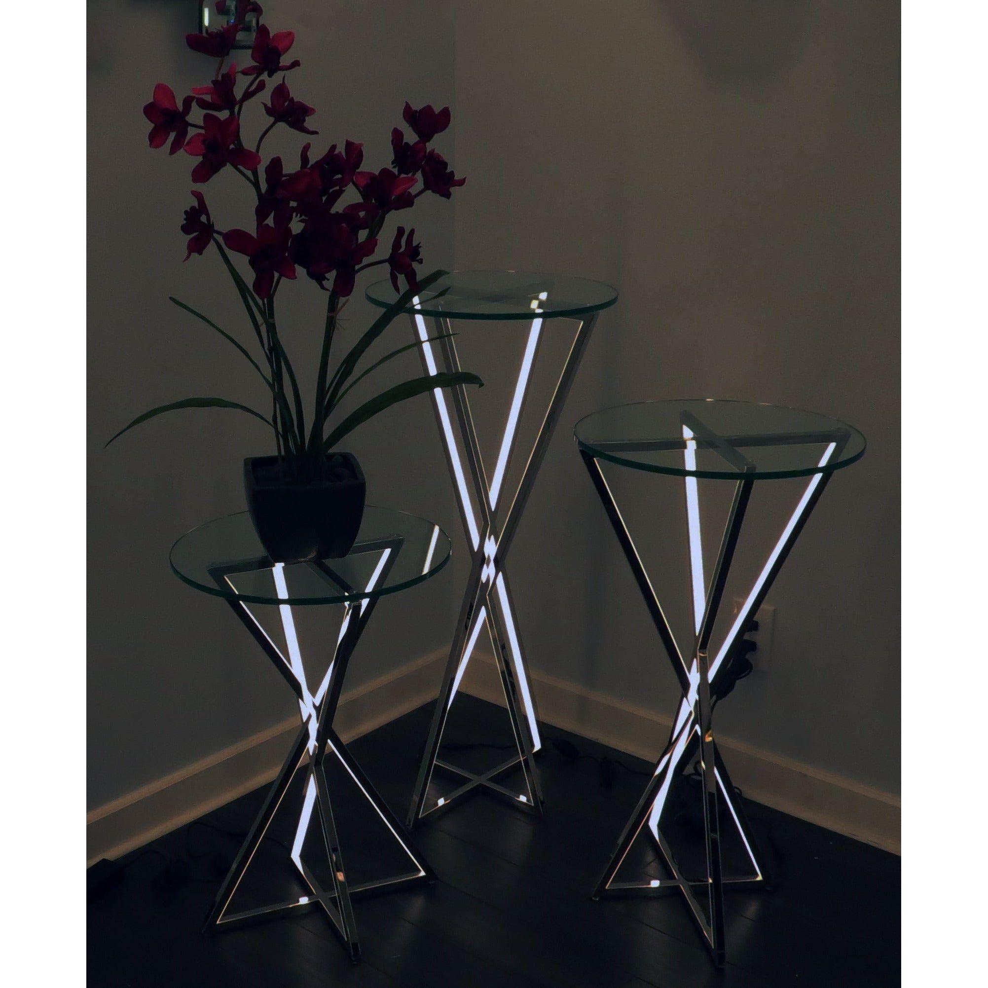 York LED Accent Table