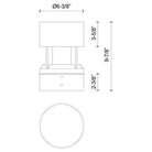 Kuzco - Novato 10" Exterior Bollard - Lights Canada