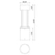 Kuzco - Knox 24" Exterior Bollard - Lights Canada