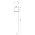 Kuzco - Chadworth 40" Exterior Bollard - Lights Canada