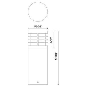 Kuzco - Blaine 18" Exterior Bollard - Lights Canada