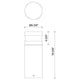 Kuzco - Windermere 16" Exterior Bollard - Lights Canada