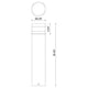 Kuzco - Windermere 28" Exterior Bollard - Lights Canada