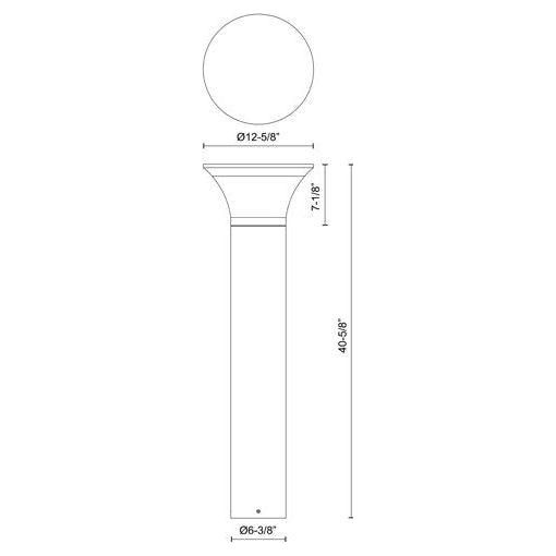 Kuzco - Kingsbury 41" Exterior Bollard - Lights Canada