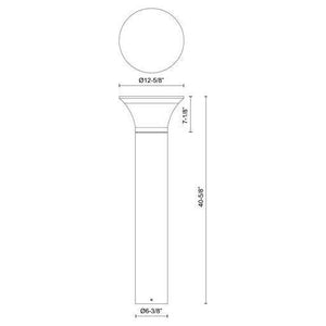 Kuzco - Kingsbury 41" Exterior Bollard - Lights Canada